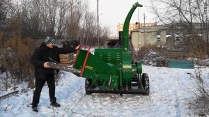 DWG-80 мобильный измельчитель древесины Boxer