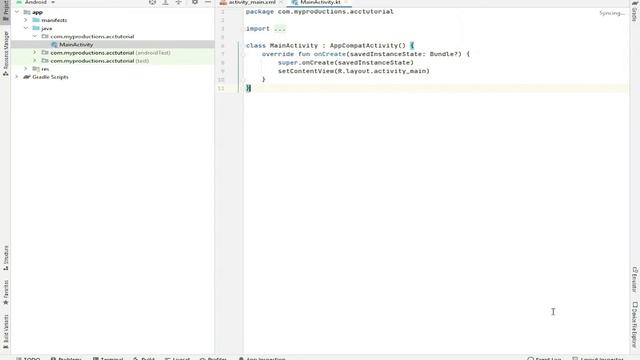 #2 Creating new project in Android Studio : Android app development in KOTLIN