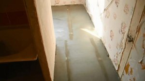 Стяжка с керамзитом на кухне ч.8