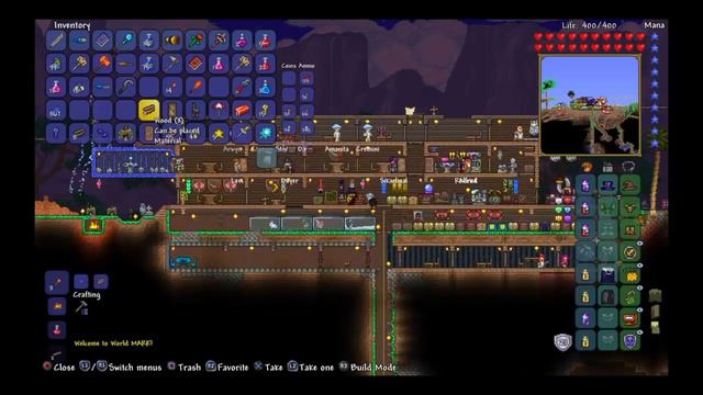 Terraria на PS4 серия БАГ Трюфельное нашествие смотреть онлайн