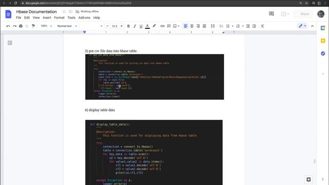 Importing csv file in hbase table using Happybase смотреть онлайн