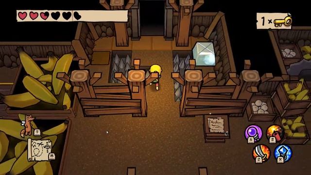 Ittle Dew 2 - 6th Dungeon Walkthrough - Potassium Mine смотреть онлайн