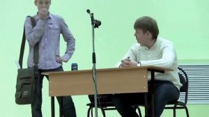 Вечер встречи с выпускниками -2012 г. Сценка 'Студент и преподаватель'.