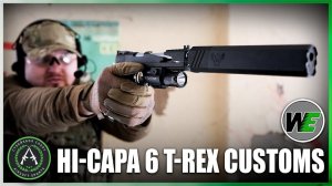 WE Hi Capa 6 T-Rex Customs (видеообзор)