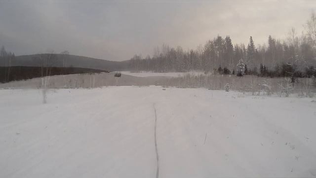 Снегоход Arctic Cat и открытие сезона покатушек на горных лыжах. Season opening ride, skiing. смотреть онлайн