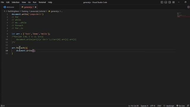 Javascript Tutorial In Hindi For Beginners Part #16 | Javascript Foreach Loop