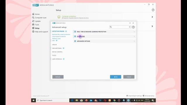 How to add Files to ESET NOD32 Antivirus Exception List 2020 смотреть онлайн