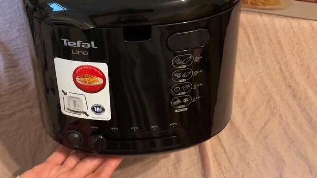 Unboxing Tefal UNO Deep fryer - NUR SHOPPY смотреть онлайн