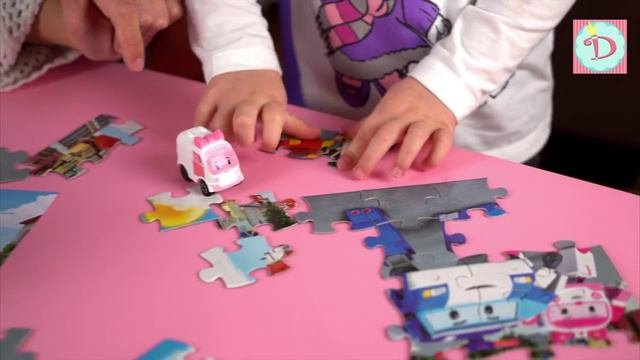 Собираем Поли Робокар пазл We Collect Poli Robocar Puzzle