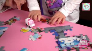 Собираем Поли Робокар пазл We collect Poli Robocar puzzle