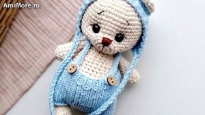 Амигуруми: схема Мишка в ладошку | Игрушки вязаные крючком