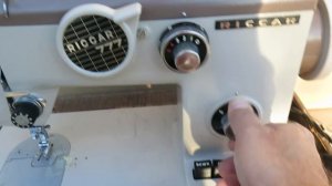 Vintage Sewing Machine Riccar Rz-777