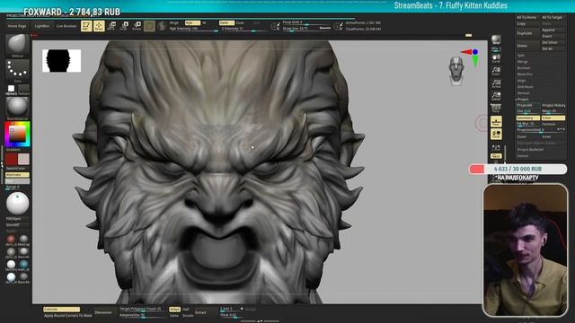 ШОК! ВОЗВРАЩЕНИЕ И ФИНАЛ СТАРОГО ПЕРСОНАЖА?! Скульпт в Zbrush смотреть онлайн