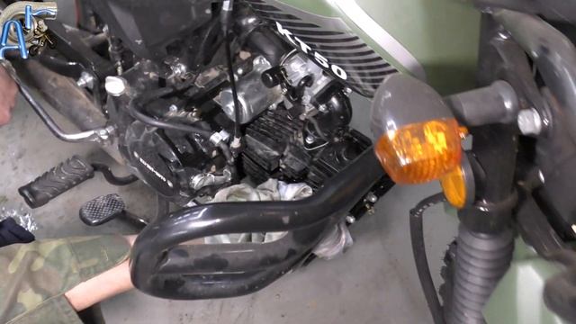 Замер кубатуры мопеда "Комета 110" (альфа оффроад) смотреть онлайн