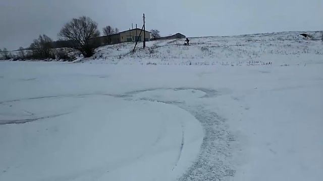 снегокат на бурановской гусенице