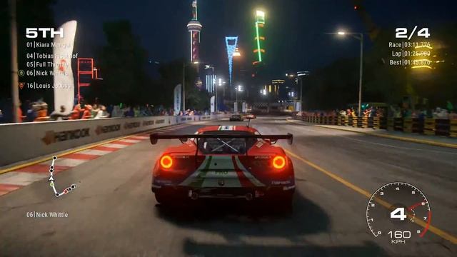GRID 2019 Gameplay part 2 - Ferrari 488 GTE  60 fps max settings