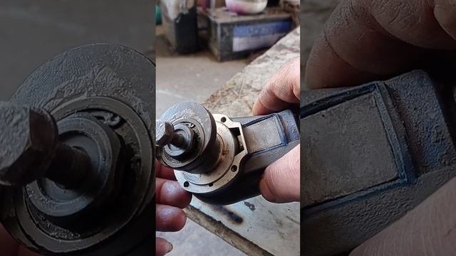 самая популярная неисправность шлифмашины воздушного. ремонт проще простого