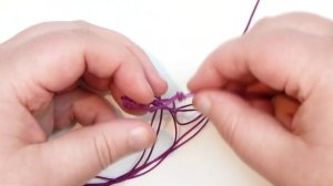 How to wrap a stone/cabochon with macrame series - Nr 3 Netting technique