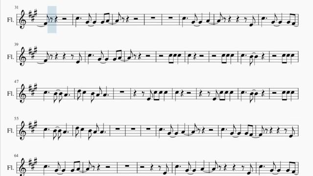 Flute Sheet Music: How to play Chasing Cars by Snow Patrol смотреть онлайн