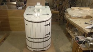 Кедровая полулежачая фитобочка Ладья-рояль (Новичкова)