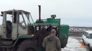 Запуск и выезд "крокодила Гены" Т-150К после зимы.