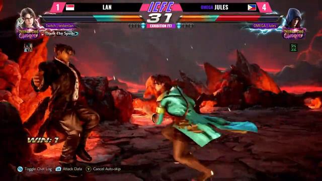 Lan (Julia) vs Jules (Jin) - ICFC TEKKEN ASIA: Season 4 Exhibitions смотреть онлайн
