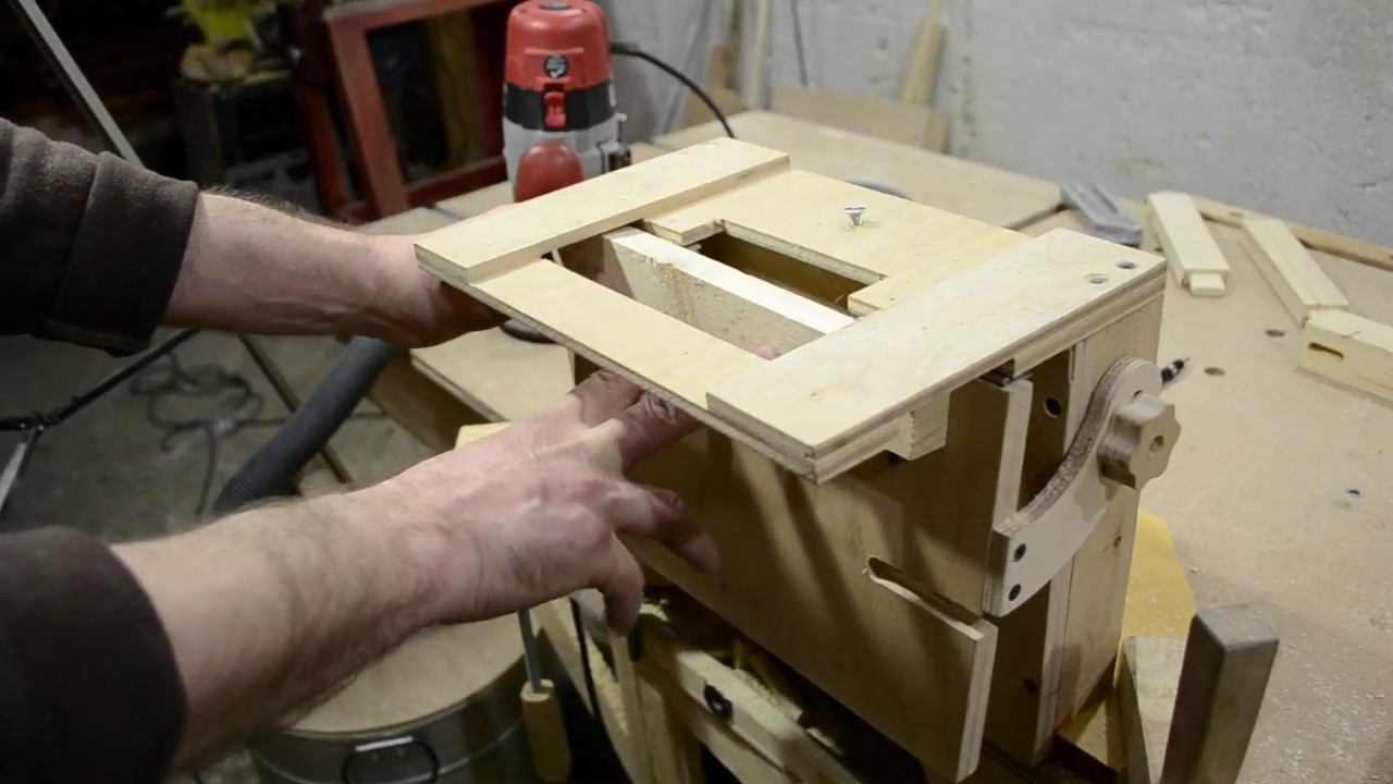 Самодельная шипорезка. Устройство. смотреть онлайн