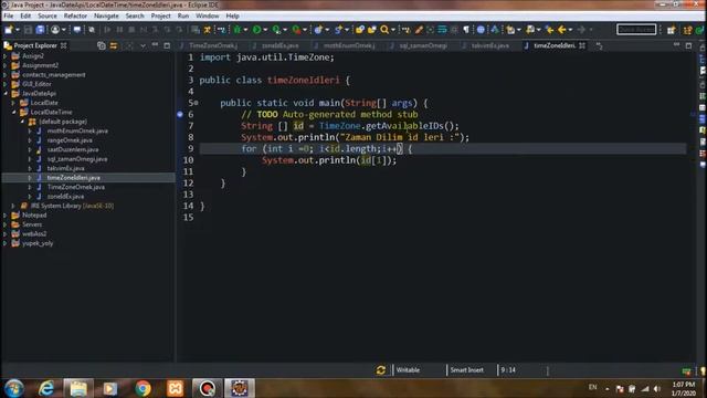 Java DATE API de Zone ID leri Öğrenme Ders 10 смотреть онлайн