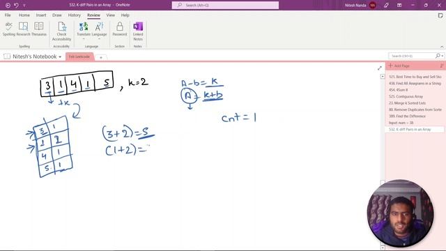 K-diff Pairs in an Array | Leetcode 532 | Array | HashTable смотреть онлайн