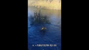 Земснаряд. Мини земснаряд. Очистка водоёма. Углубление дна. Откачка ила. Добыча сапропеля.