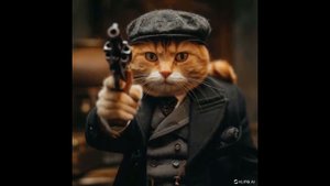 теперь котейки - ганкстеры.