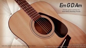 E Minor Sad Acoustic Guitar Backing Track Ballad  | Jam in Em