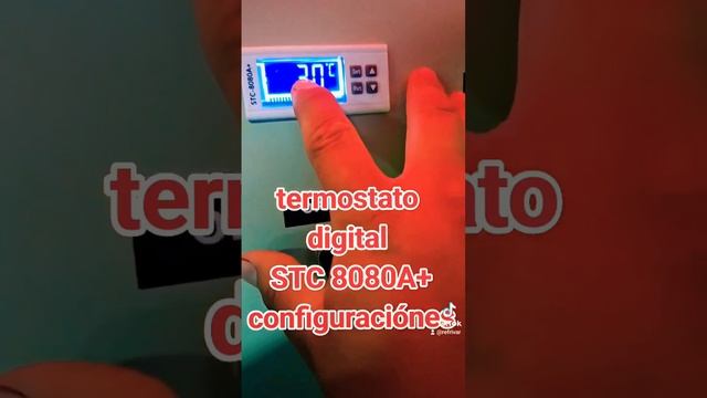 controlador o termostato STC 8080A+   configuración