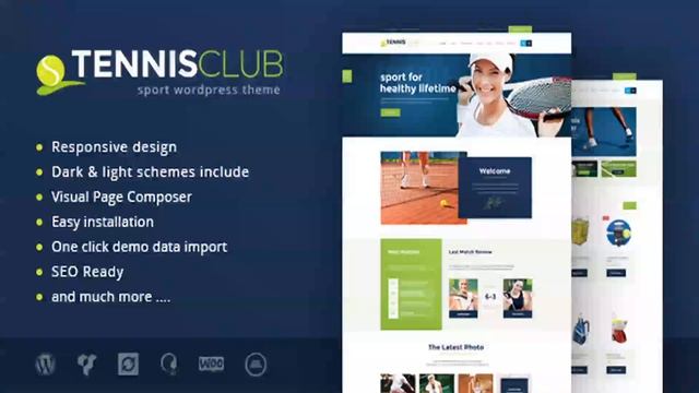Tennis Club | Sports & Events WordPress Theme | Themeforest Website Templates and Themes