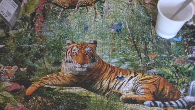 склеивание пазлов специальным клеем смотреть онлайн