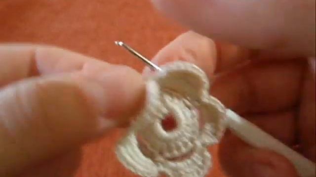 Ирландское кружево мастер класс  Irish crochet Ирландскаядвухъярусная роза