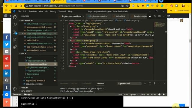 Angular laravel Darija tasks project #2 смотреть онлайн