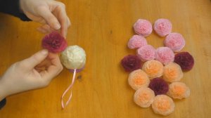 Шар из салфеток