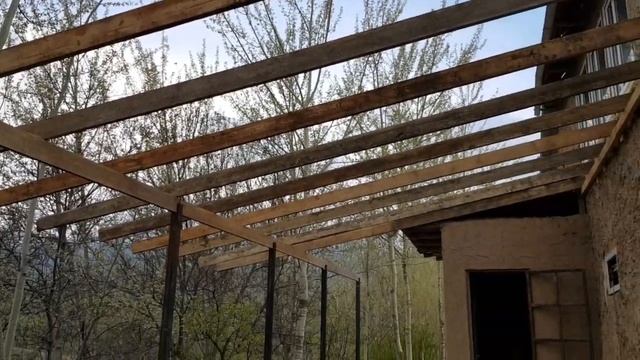 Атам навес жасап