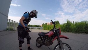 Вилли на мотоцикле. Урок #1