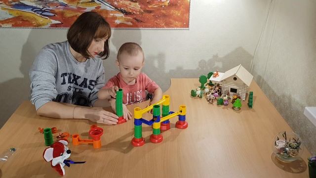 Конструктор Веселые Горки // Развивающие игрушки смотреть онлайн