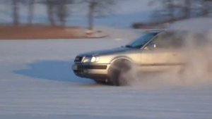 audi 100 c4 2.8 quattro drift zima