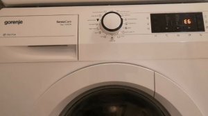 Gorenje W7543L Error E6