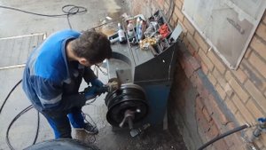 Герметизация диск - покрышка методом зачистки диска..