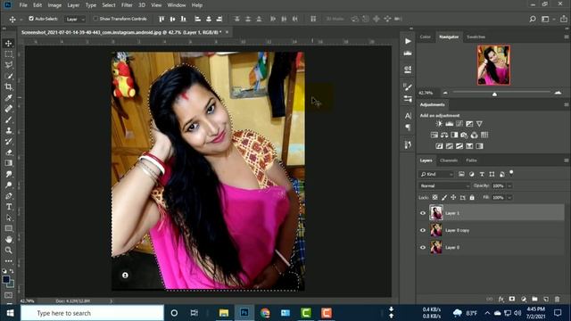 How To Edit Colour Shifting Photo in Adobe Photoshop cc 2021 | Fully English Tutorial With Voice #p смотреть онлайн