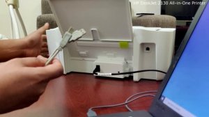 HP DeskJet 2130 All-in-One Printer unboxing,installation and configuration