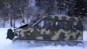 Снегоболотоход Бобр по глубокому снегу