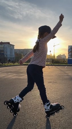 на роликовых коньках Rollerblade