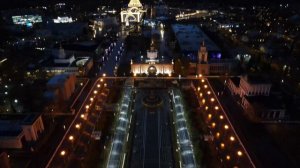 Ночной полет над ВДНХ DJI Коптер  MAVIC 2 AIR Москва #DJI #Mavic