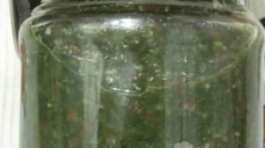 Зеленая аджика без варки